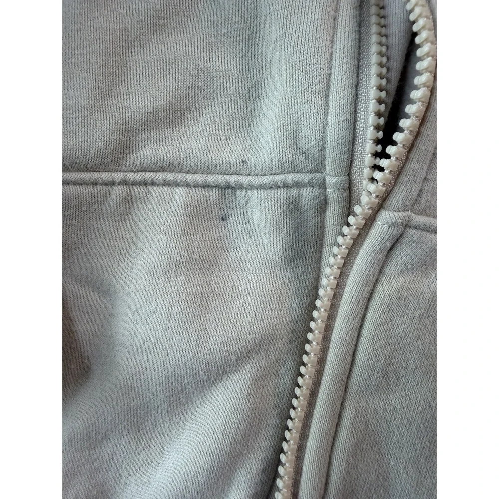 Nike Boys 4T Beige Fleece Hoodie Full Zip Hooded Pockets Logo